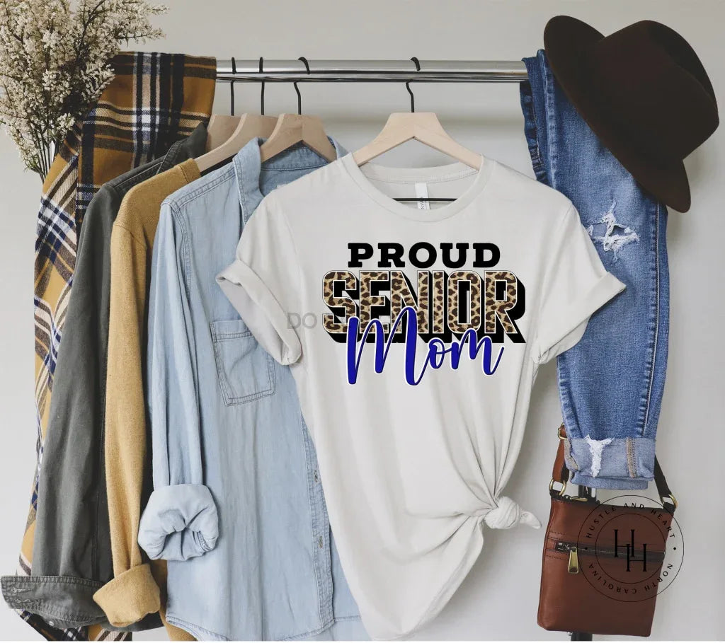 Senior Mom Royal Graphic Tee - Merch Girls