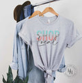 Shop Local Faux Glitter Graphic Tee - Merch Girls