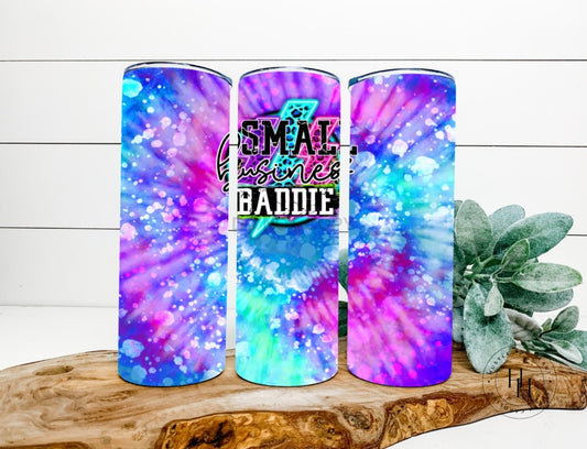 Small Business Baddie Completed 20Oz Skinny Tumbler Sublimation