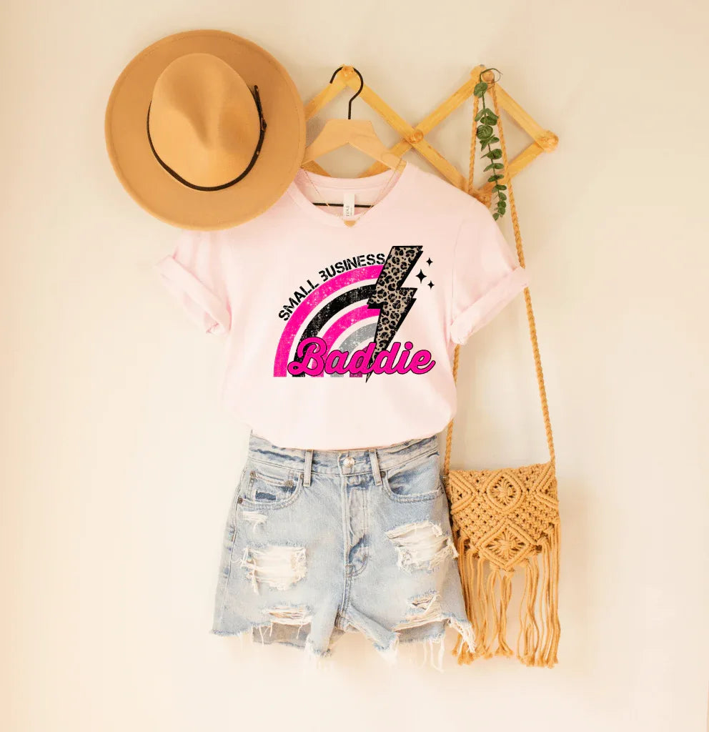 Small Business Baddie Graphic Tee - Merch Girls