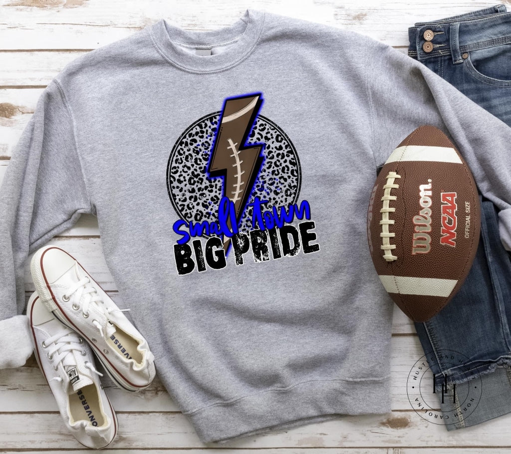 Small Town Big Pride Royal Graphic Tee Shirt