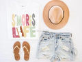 S’mores Life Lightning Bolt Graphic Tee - Merch Girls