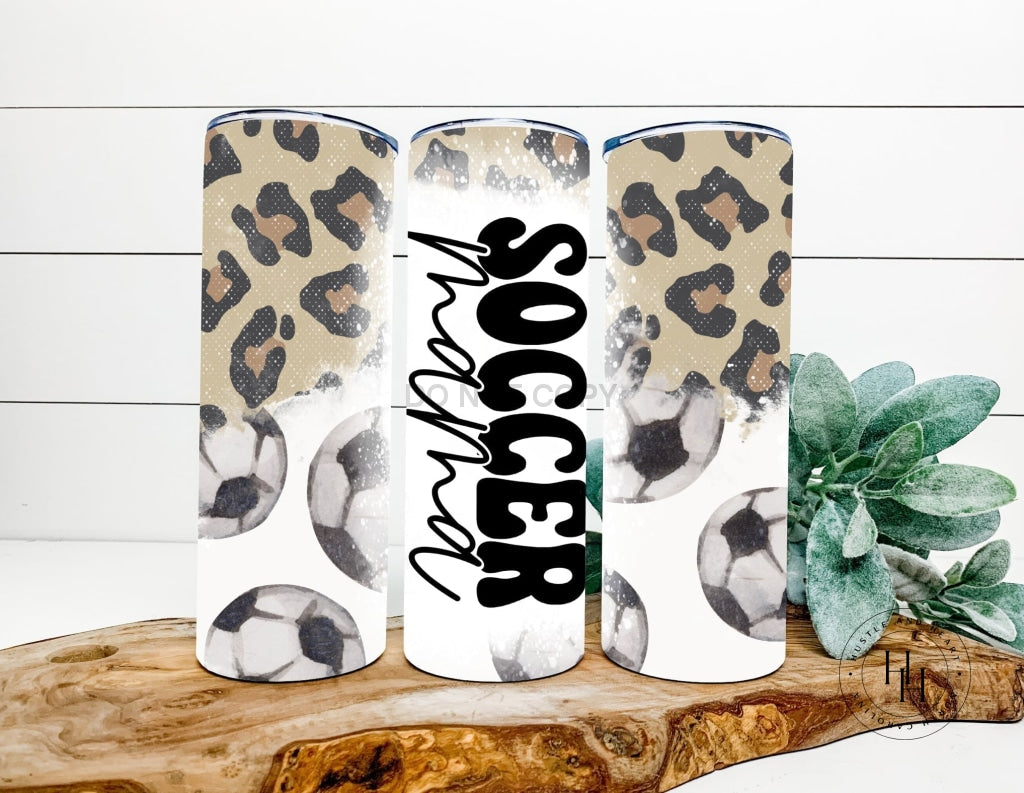 Soccer Mama Completed 20Oz Skinny Tumbler Sublimation