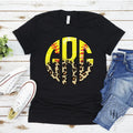 Softball Leopard Monogram Graphic Tee - Merch Girls