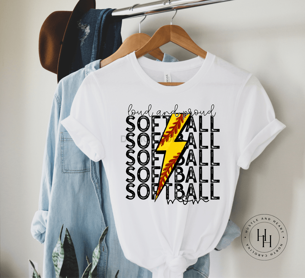 Softball Mom Lightning Bolt Shirt