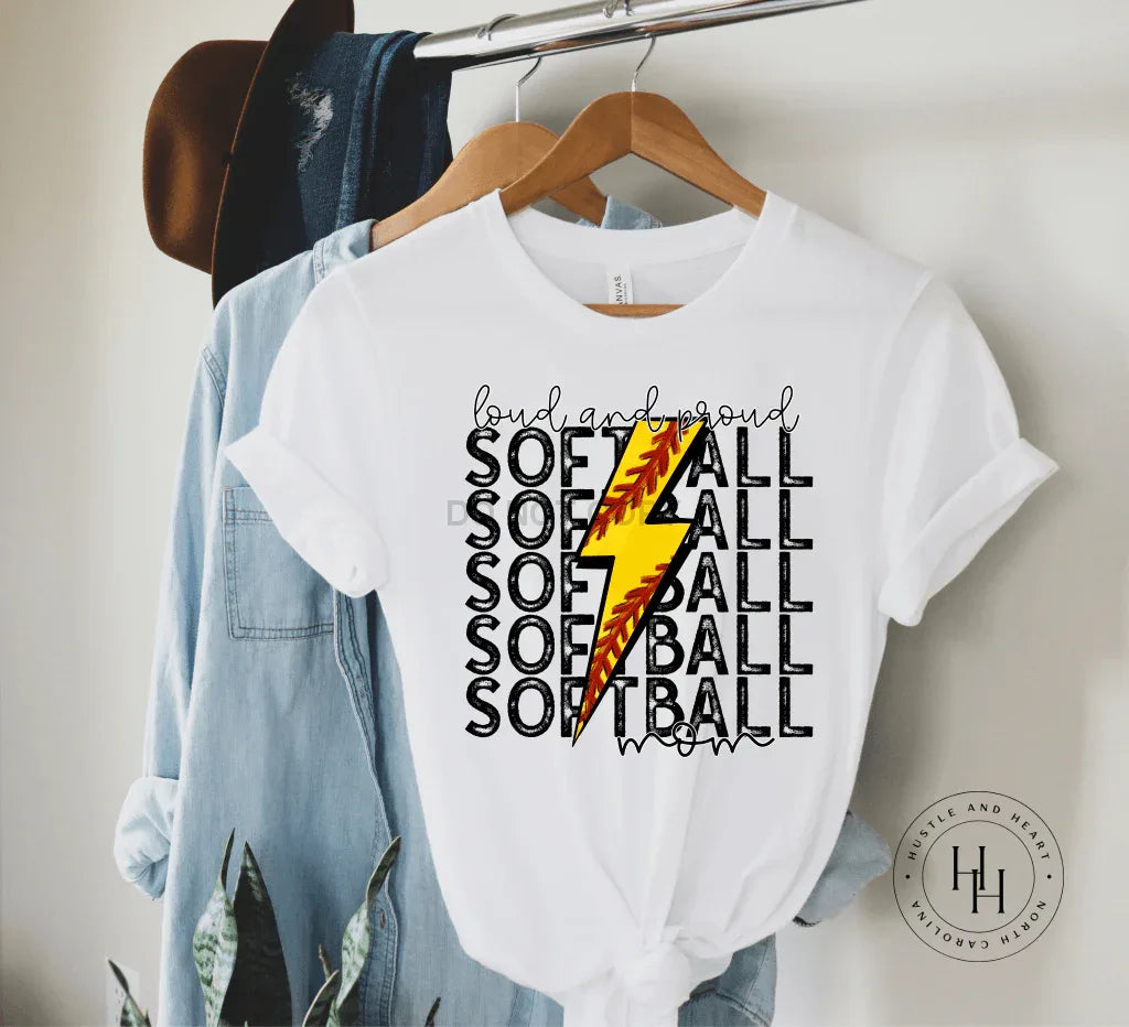 Softball Mom Lightning Bolt - Merch Girls