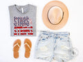 Stars And Stripes Graphic Tee - Merch Girls