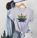 Stoned & Proud Leaf 420 Pride Graphic Tee - Merch Girls