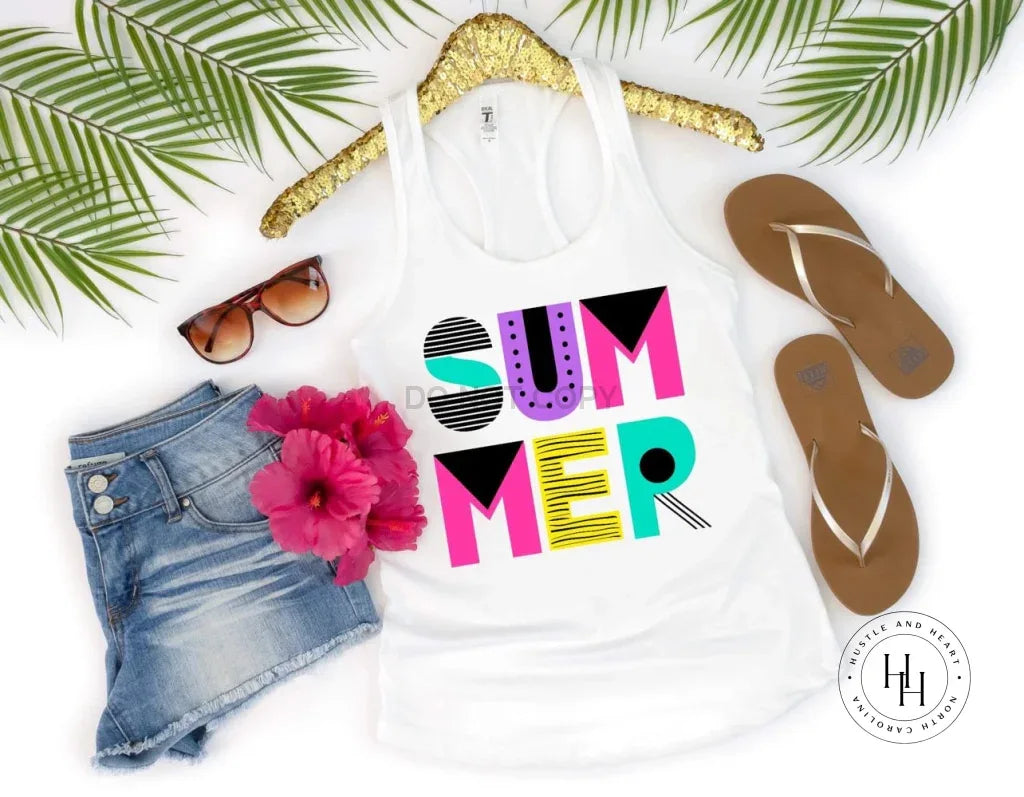 Summer Graphic Tank - Merch Girls