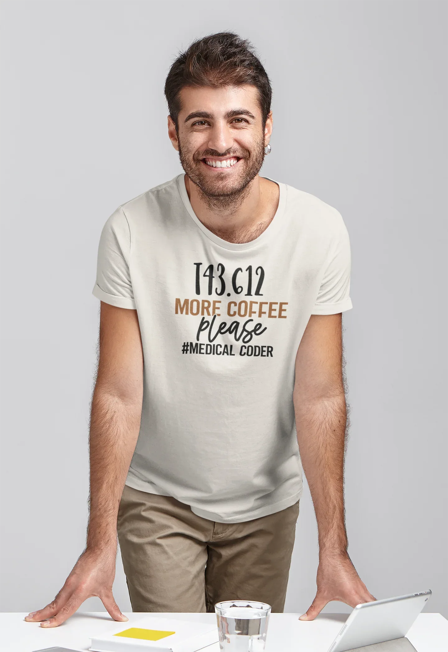 More Coffee Please T43.612 #MedicalCoder Graphic Tee - Merch Girls