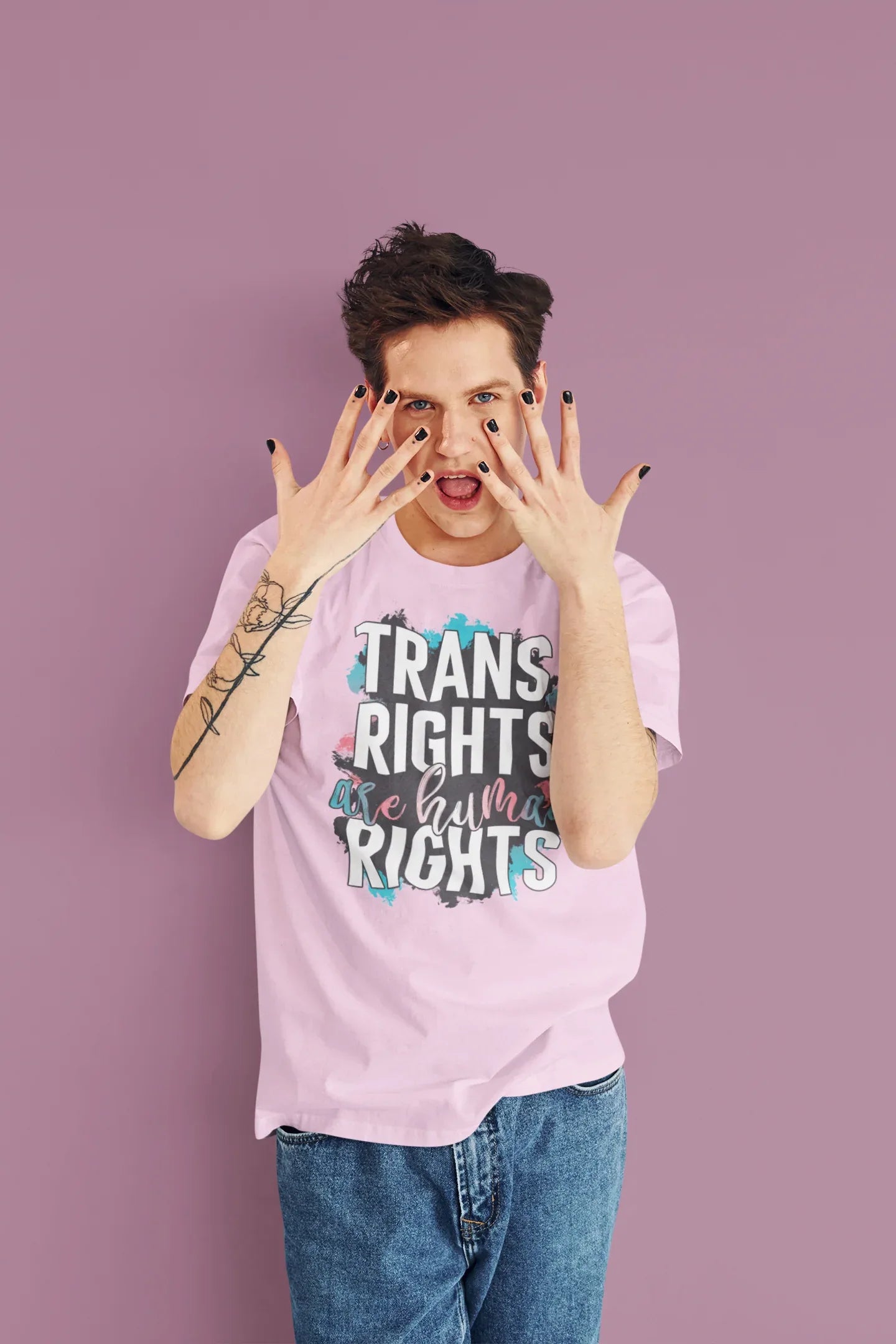 Trans Rights are Human Rights Pride Graphic Tee - Merch Girls