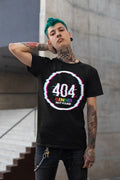 404 Gender Not Found Circle Glitch Graphic Tee - Merch Girls