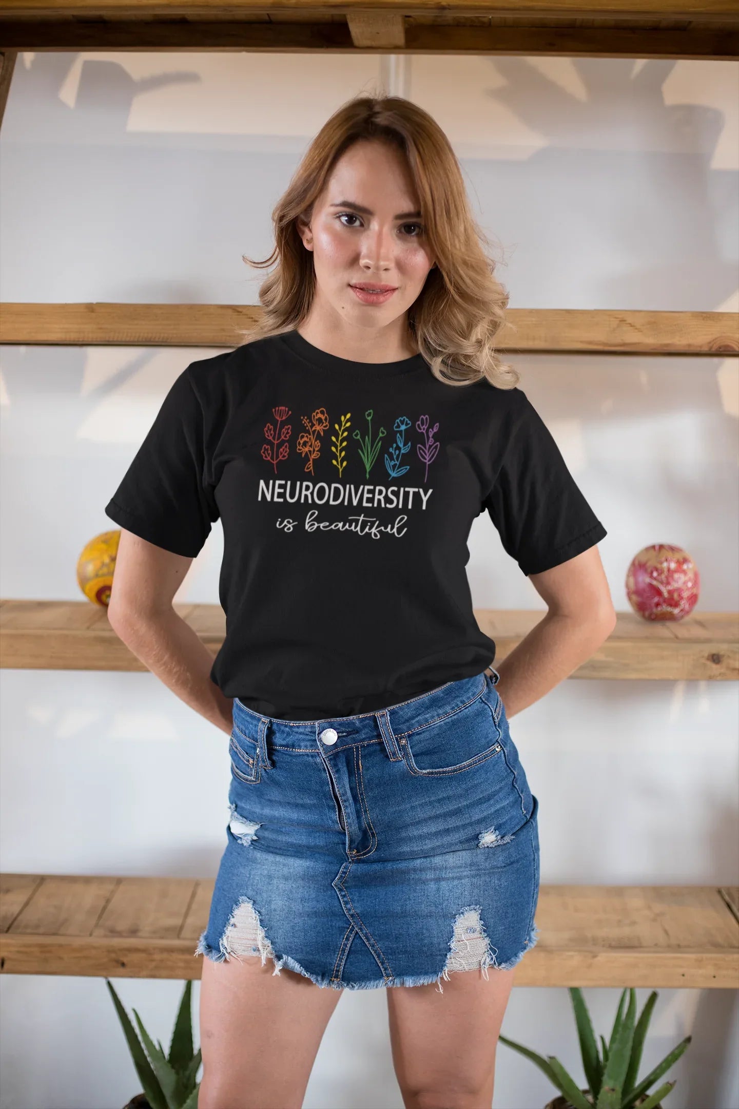 Neurodiversity is Beautiful Graphic Tee - Merch Girls