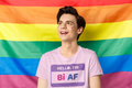 Hello I'm Bi AF Graphic Tee - Merch Girls