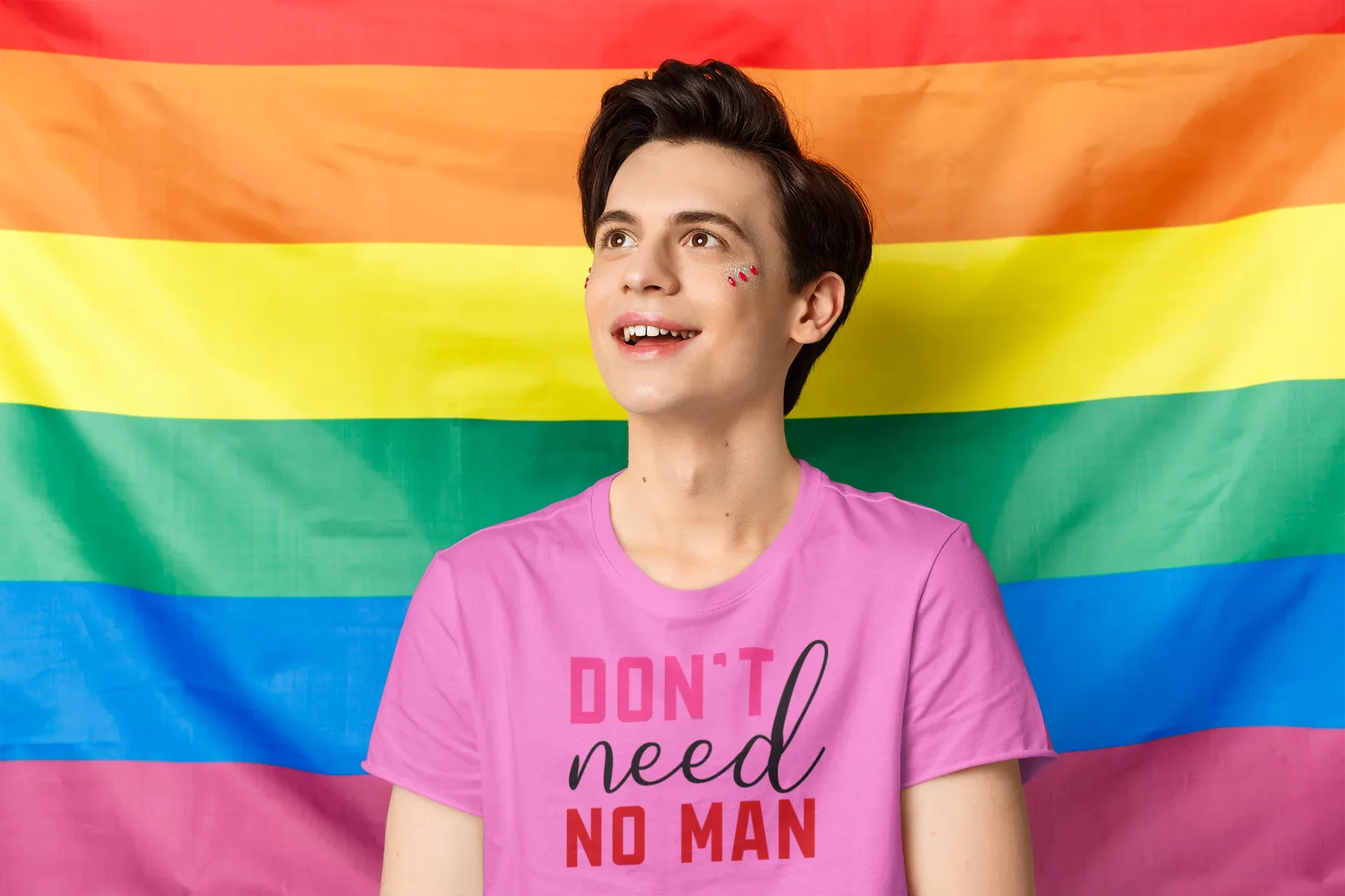 Don't Need No Man Graphic Tee - Merch Girls
