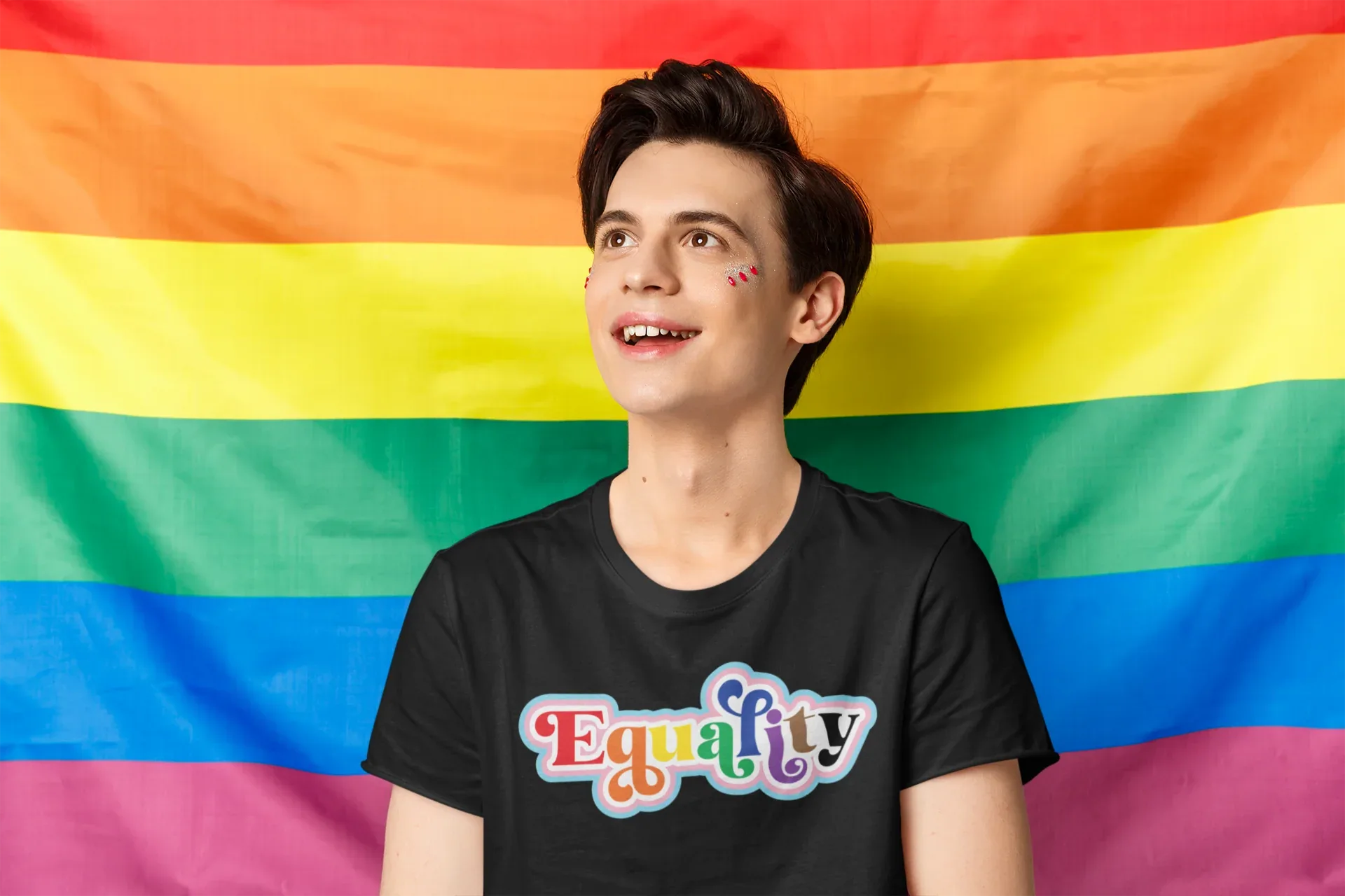 Equality Rainbow Graphic Tee - Merch Girls