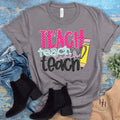 Teach Teach Teach Graphic Tee - Merch Girls
