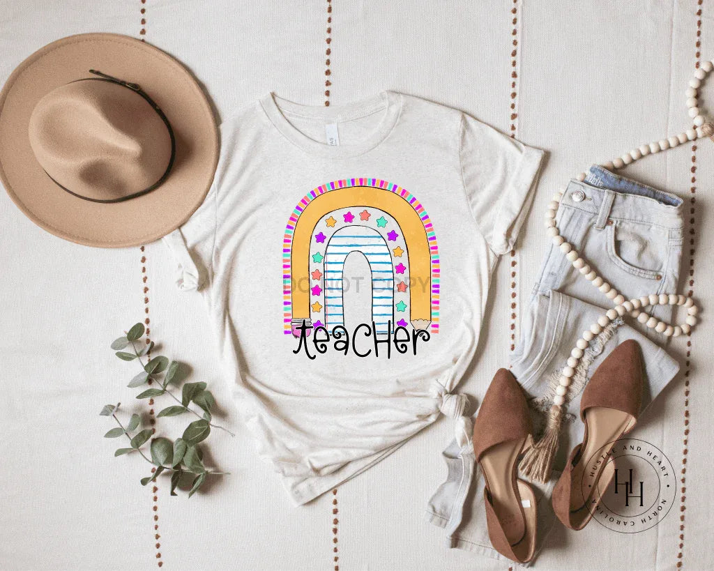 Teacher Arch Graphic Tee - Merch Girls