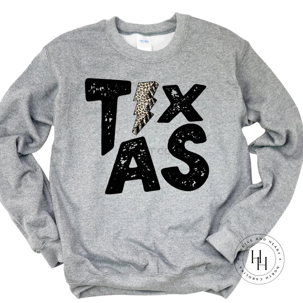 Texas Lightning Bolt Graphic Tee - Merch Girls