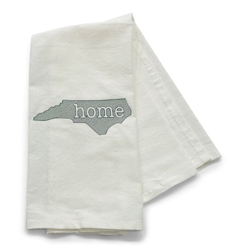 Towel - Embroidered North Carolina Nc Home Sketch