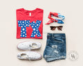 TX Retro Distressed Star Graphic Tee - Merch Girls