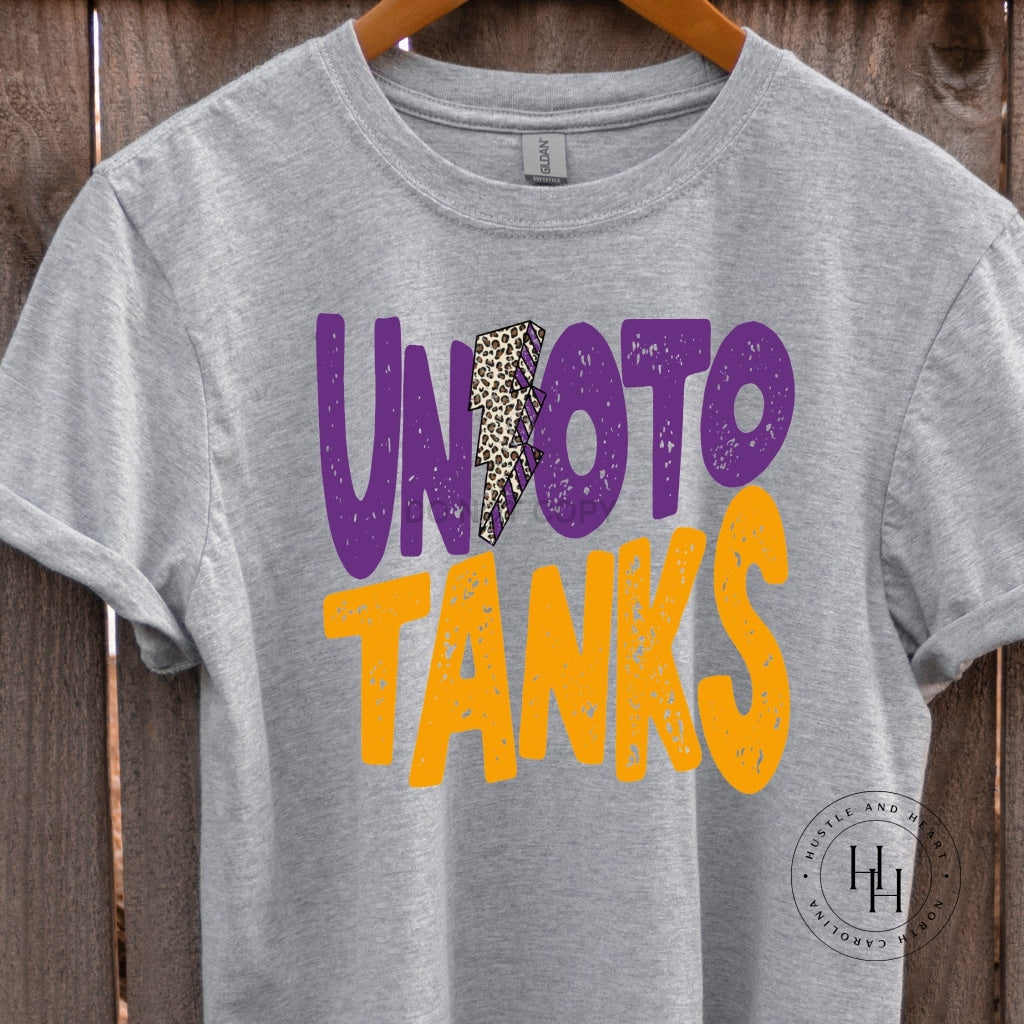 Unioto Tanks Lightning Bolt Graphic Tee