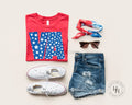 VA Retro Distressed Star Graphic Tee - Merch Girls