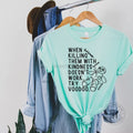 When Killing Them With Kindness Doesn't Work Try Voodoo Graphic Tee - Merch Girls