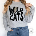 Wildcats Black Lightning Bolt Graphic Tee - Merch Girls